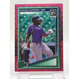 2025 Panini Optic Kaelen Culpepper Rated Prospects Pink Velocity Prizm 40/79 SP